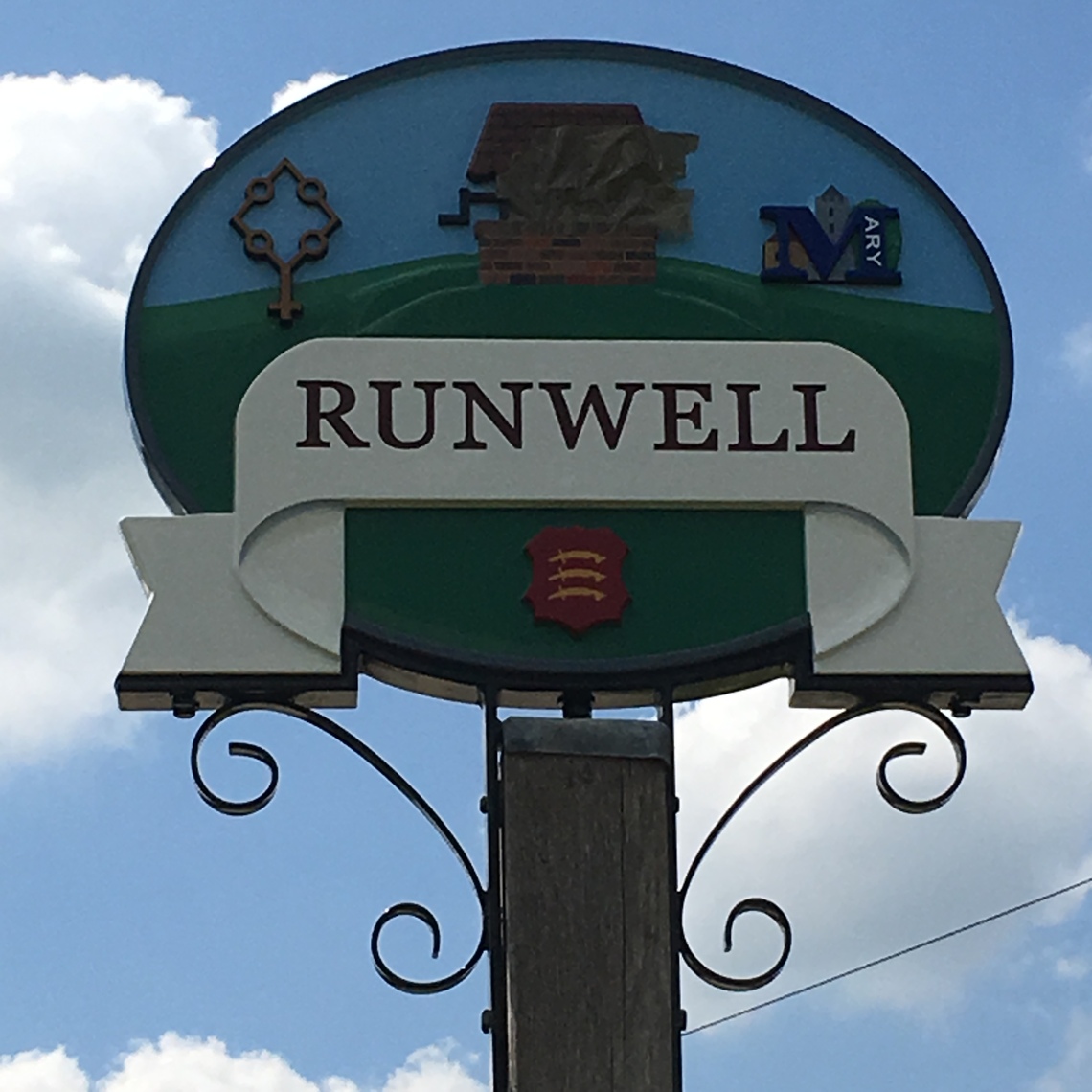 Runwell sign